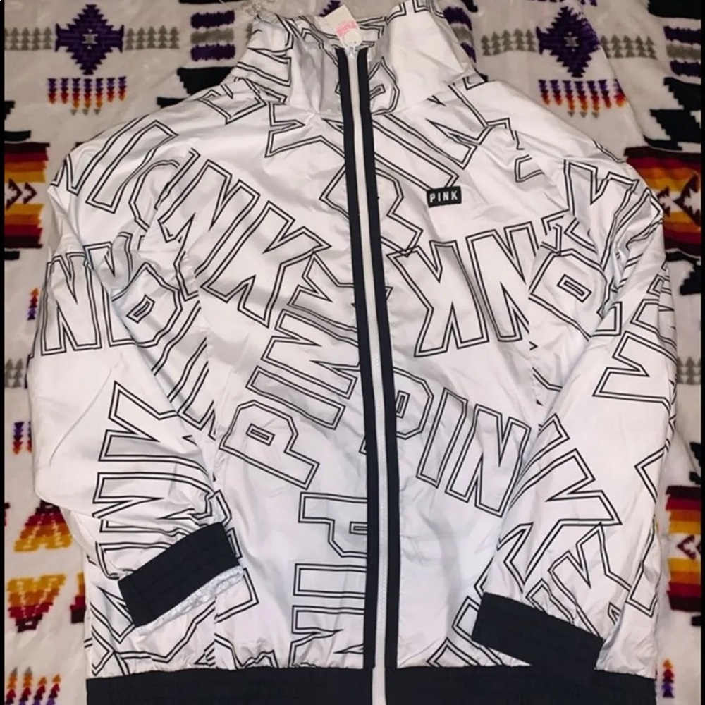 VS Pink windbreaker.